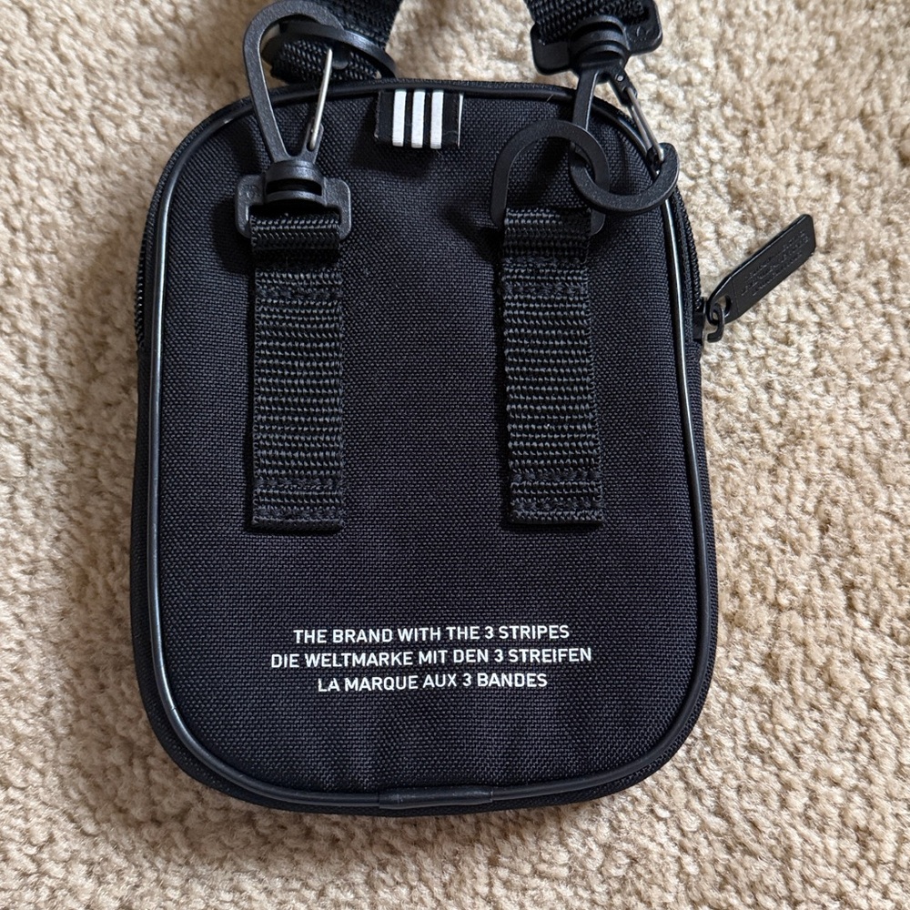 Adidas Black and White Belt Bag - Picture 4 of 5
